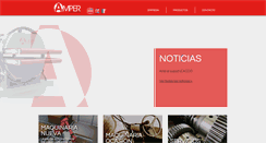 Desktop Screenshot of ampermaquinaria.com